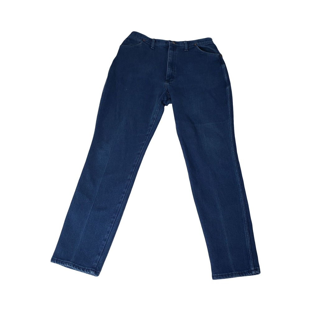 Vintage 90s Wrangler Womens Jeans 17/18 x 32 High Rise Straight Leg USA Blue
